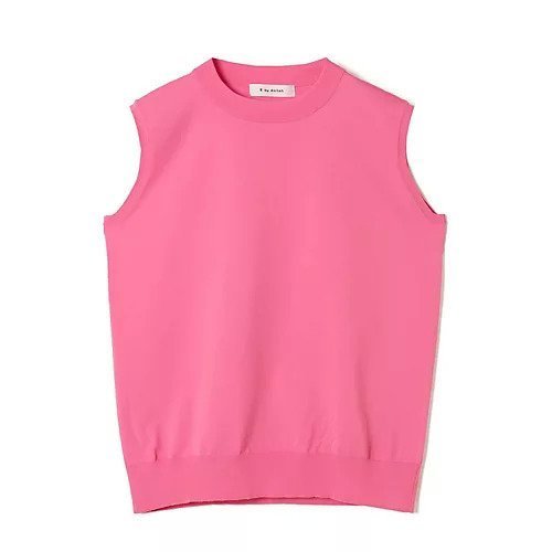 【イーバイエクラ/E by eclat】のすっきり見えノースリーブニット インテリア・キッズ・メンズ・レディースファッション・服の通販 founy(ファニー) ファッション Fashion レディースファッション Fashion for Women トップス・カットソー Cut & Sew Tops ニット Knit Tops & Sweaters キャミソール&ノースリーブ Camisoles & Sleeveless Tops アンサンブル Ensemble Set カーディガン Cardigan, Knitwear ノースリーブ Sleeveless, No-Sleeve ブラウジング Blouson Silhouette, Cinched Waist 洗える Machine Washable ピンク|ID: prp329100003934454 ipo3291000000035920205