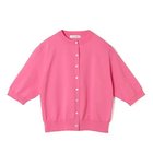 【イーバイエクラ/E by eclat】のクルーネック半袖カーディガン ピンク|ID: prp329100003934457 ipo3291000000031822066