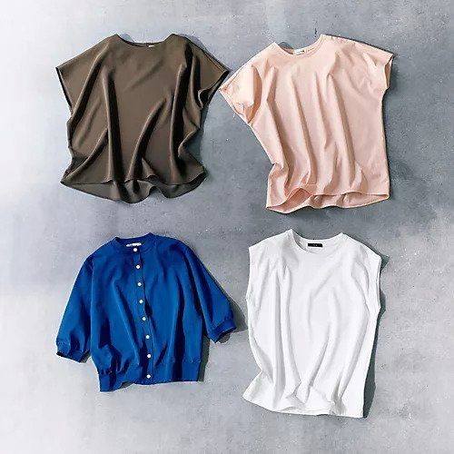 【イーバイエクラ/E by eclat】のクルーネック半袖カーディガン 人気、トレンドファッション・服の通販 founy(ファニー) 　ファッション　Fashion　レディースファッション　WOMEN　トップス・カットソー　Tops/Tshirt　カーディガン　Cardigans　カーディガン　Cardigan　半袖　Short Sleeve　夏　Summer　洗える　Washable　other-3|ID: prp329100003934457 ipo3291000000031902524