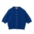 【イーバイエクラ/E by eclat】のクルーネック半袖カーディガン ブルー|ID: prp329100003934457 ipo3291000000035310263