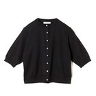 【イーバイエクラ/E by eclat】のクルーネック半袖カーディガン ブラック|ID: prp329100003934457 ipo3291000000035310266