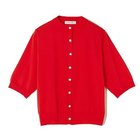 【イーバイエクラ/E by eclat】のクルーネック半袖カーディガン レッド|ID: prp329100003934457 ipo3291000000035310267