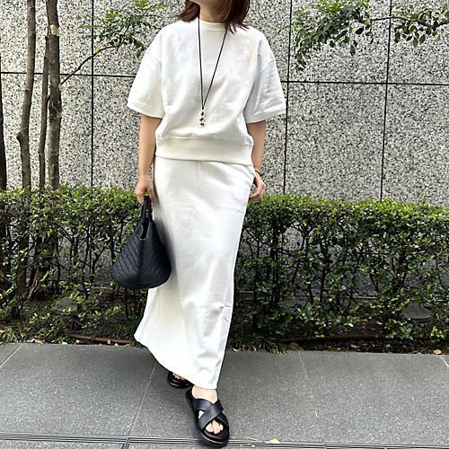 【エクラ/eclat】の半袖裏毛スウェット 人気、トレンドファッション・服の通販 founy(ファニー) 　ファッション　Fashion　レディースファッション　Ladies' Fashion Online　トップス・カットソー　Tops/Tshirt　パーカ　Sweats　スウェット　Sweat　コンパクト　Compact　ショルダー　Shoulder　スウェット　Sweat　ドロップ　Drop　バランス　Balance　マキシ　Maxi　リラックス　Relax　別注　Special Order　半袖　Short Sleeve　洗える　Washable　other-2|ID: prp329100003934458 ipo3291000000031302824