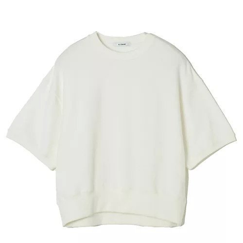 【エクラ/eclat】の半袖裏毛スウェット インテリア・キッズ・メンズ・レディースファッション・服の通販 founy(ファニー) 　ファッション　Fashion　レディースファッション　Fashion for Women　トップス・カットソー　Cut & Sew Tops　レディースパーカー・カジュアルフーディー　Casual Hoodies & Sweatshirts　スウェット・クルーネックトップス　Sweatshirts & Crewnecks / Relaxed Fit Sweat Tops　コンパクト　Compact, Small Size　ショルダー　Shoulder, Shoulder Strap　スウェット / スエット　Sweatshirt, Sweatwear　ドロップ　Drop Shoulder, Dropped Style　バランス　Balance, Style Balance　マキシ　Maxi, Full Length　リラックス　Relax, Relaxed Fit　別注　Limited Edition, Custom Order　半袖　Short Sleeve, Half Sleeve　洗える　Machine Washable　ホワイト|ID: prp329100003934458 ipo3291000000035912261