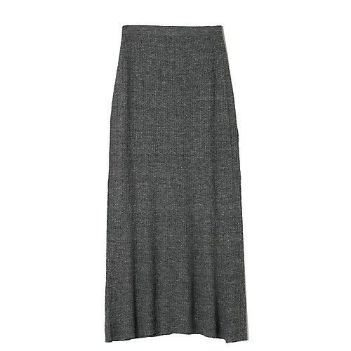 【エクラ/eclat】の【徳原文子さん別注】リネン100%ワイドリブスカート インテリア・キッズ・メンズ・レディースファッション・服の通販 founy(ファニー) 　ファッション　Fashion　レディースファッション　Fashion for Women　スカート　Skirts　シンプル　Simple, Minimal　タンク　Tank Top, Sleeveless Top　フィット　Fit, Slim Fit　フレア　Flare, Flared　リネン　Linen, Linen Fabric　別注　Limited Edition, Custom Order　チャコール|ID: prp329100003934460 ipo3291000000034956162