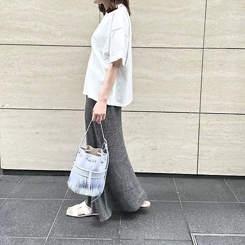 【エクラ/eclat】の【徳原文子さん別注】リネン100%ワイドリブスカート 人気、トレンドファッション・服の通販 founy(ファニー) 　ファッション　Fashion　レディースファッション　Fashion for Women　スカート　Skirts　シンプル　Simple, Minimal　タンク　Tank Top, Sleeveless Top　フィット　Fit, Slim Fit　フレア　Flare, Flared　リネン　Linen, Linen Fabric　別注　Limited Edition, Custom Order　other-3|ID: prp329100003934460 ipo3291000000034956166