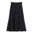 【エクラ/eclat】の【宮崎桃代さん別注】フリンジスカート ブラック|ID: prp329100003934461 ipo3291000000034229244