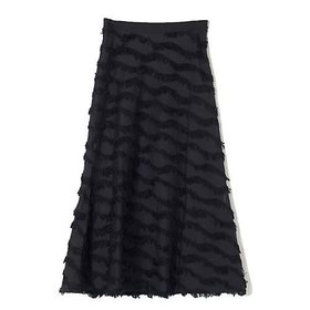 【エクラ/eclat】 【宮崎桃代さん別注】フリンジスカート人気、トレンドファッション・服の通販 founy(ファニー) ファッション Fashion レディースファッション Fashion for Women スカート Skirts シアー Sheer, See-Through スリット Slit, Slit Detail バランス Balance, Style Balance フェミニン Feminine, Girly フリンジ Fringe, Tassel 別注 Limited Edition, Custom Order 春 Spring |ID:prp329100003934461