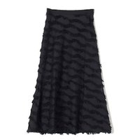 【エクラ/eclat】の【宮崎桃代さん別注】フリンジスカート 人気、トレンドファッション・服の通販 founy(ファニー) ファッション Fashion レディースファッション Fashion for Women スカート Skirts シアー Sheer, See-Through スリット Slit, Slit Detail バランス Balance, Style Balance フェミニン Feminine, Girly フリンジ Fringe, Tassel 別注 Limited Edition, Custom Order 春 Spring |ID:prp329100003934461