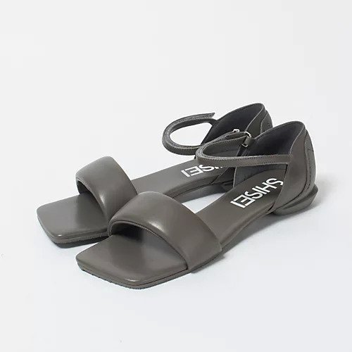 【エクラ/eclat】のパデッドサンダル インテリア・キッズ・メンズ・レディースファッション・服の通販 founy(ファニー) 　ファッション　Fashion　レディースファッション　Fashion for Women　サンダル　Sandals, Summer Shoes　バランス　Balance, Style Balance　フィット　Fit, Slim Fit　モダン　Modern, Contemporary　ラップ　Wrap, Wrap Design　夏　Summer　(別注)グレー|ID: prp329100003934493 ipo3291000000034942318