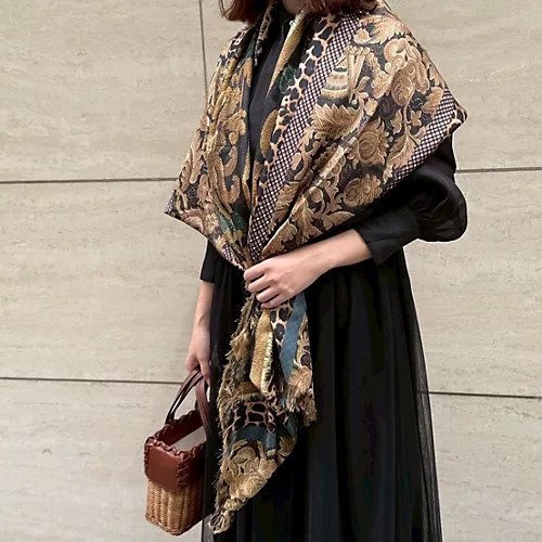 【ピエールルイマシア/PIERRE LOUIS MASCIA】のシルクストール 人気、トレンドファッション・服の通販 founy(ファニー) 　ファッション　Fashion　レディースファッション　Fashion for Women　イタリア　Italy　シルク　Silk, 100% Silk　ストール　Stole, Wrap　パターン　Pattern, Design Print　フリンジ　Fringe, Tassel　プリント　Print, Printed Pattern　ミックス　Mix, Mixed Style　other-3|ID: prp329100003936903 ipo3291000000032617144