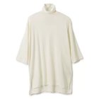 【フィーロビアンコウノ/FIRO BIANCO UNO】のタートル半袖PO 人気、トレンドファッション・服の通販 founy(ファニー) ファッション Fashion レディースファッション WOMEN トップス・カットソー Tops/Tshirt 2023年 2023 2023春夏・S/S Ss,Spring/Summer,2023 スリット Slit タートル Turtle タートルネック Turtleneck フェイス Face ロング Long 半袖 Short Sleeve 洗える Washable thumbnail NATURAL|ID: prp329100003938921 ipo3291000000029317875