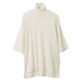 【フィーロビアンコウノ/FIRO BIANCO UNO】 タートル半袖PO人気、トレンドファッション・服の通販 founy(ファニー) ファッション Fashion レディースファッション WOMEN トップス・カットソー Tops/Tshirt 2023年 2023 2023春夏・S/S Ss,Spring/Summer,2023 スリット Slit タートル Turtle タートルネック Turtleneck フェイス Face ロング Long 半袖 Short Sleeve 洗える Washable |ID:prp329100003938921