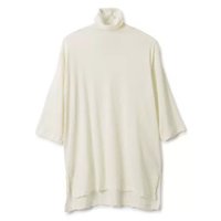 【フィーロビアンコウノ/FIRO BIANCO UNO】のタートル半袖PO 人気、トレンドファッション・服の通販 founy(ファニー) ファッション Fashion レディースファッション WOMEN トップス・カットソー Tops/Tshirt 2023年 2023 2023春夏・S/S Ss,Spring/Summer,2023 スリット Slit タートル Turtle タートルネック Turtleneck フェイス Face ロング Long 半袖 Short Sleeve 洗える Washable |ID:prp329100003938921