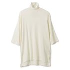 【フィーロビアンコウノ/FIRO BIANCO UNO】のタートル半袖PO 人気、トレンドファッション・服の通販 founy(ファニー) ファッション Fashion レディースファッション WOMEN トップス・カットソー Tops/Tshirt 2023年 2023 2023春夏・S/S Ss,Spring/Summer,2023 スリット Slit タートル Turtle タートルネック Turtleneck フェイス Face ロング Long 半袖 Short Sleeve 洗える Washable thumbnail NATURAL|ID: prp329100003938921 ipo3291000000031714888