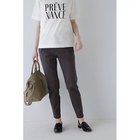 【ヒューマンウーマン/HUMAN WOMAN】のサテンストレッチスリムパンツ チャコール|ID: prp329100003939014 ipo3291000000030966439