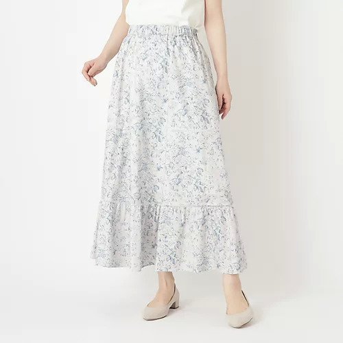 【ローラアシュレイ/LAURA ASHLEY】の【コットン100%/洗える】ヘレッド ブルームス柄スカート インテリア・キッズ・メンズ・レディースファッション・服の通販 founy(ファニー) https://founy.com/ ファッション Fashion レディースファッション WOMEN スカート Skirt スマート Smart ポケット Pocket 夏 Summer 洗える Washable |ID: prp329100003940696 ipo3291000000027894698