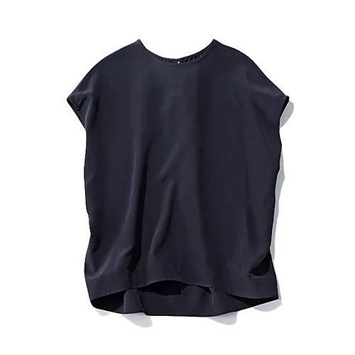 【トゥエルブクローゼット/12closet】の【DEAR DAYS】【洗える】上質シルクトップス インテリア・キッズ・メンズ・レディースファッション・服の通販 founy(ファニー) 　ファッション　Fashion　レディースファッション　WOMEN　トップス・カットソー　Tops/Tshirt　インナー　Inner　シルク　Silk　シンプル　Simple　ジャケット　Jacket　スリーブ　Sleeve　フレンチ　French　洗える　Washable　ネイビー|ID: prp329100003942609 ipo3291000000026007725