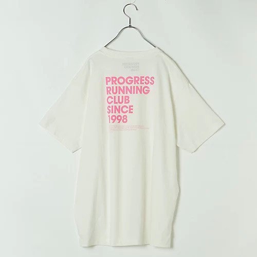 【プログレスランニング クラブ/Progress Running Club】の【石上美津江さん別注】【洗える】”PROGRESS RUNNING CLUB 1998” Back Print Tee インテリア・キッズ・メンズ・レディースファッション・服の通販 founy(ファニー) 　ファッション　Fashion　レディースファッション　WOMEN　プリント　Print　モダン　Modern　ランニング　Running　ロンドン　London　別注　Special Order　洗える　Washable　ピンク|ID: prp329100003942611 ipo3291000000026007737