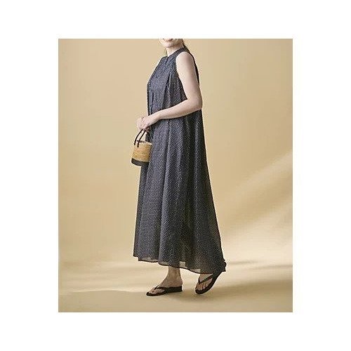 【マリハ/MARIHA】の【洗える】小鳥の歌のドレス ノースリーブ/Sparkles Black 人気、トレンドファッション・服の通販 founy(ファニー) 　ファッション　Fashion　レディースファッション　Ladies' Fashion Online　トップス・カットソー　Cut & Sew Tops　キャミソール / ノースリーブ　Camisoles & Sleeveless Tops　ワンピース　Dresses　ドレス　Elegant & Casual Dresses　ギャザー　Gather　シャツワンピ　Shirt Dress　ドット　Dot　ドレス　Dress　ノースリーブ　No Sleeve　モノトーン　Monotone　エレガント 上品　Elegant　洗える　Washable　other-2|ID: prp329100003942645 ipo3291000000031258433