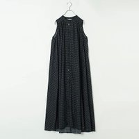 【マリハ/MARIHA】の【洗える】小鳥の歌のドレス ノースリーブ/Sparkles Black 人気、トレンドファッション・服の通販 founy(ファニー) ファッション Fashion レディースファッション Fashion for Women トップス・カットソー Cut & Sew Tops キャミソール&ノースリーブ Camisoles & Sleeveless Tops ワンピース Dresses フォーマル・パーティードレス・結婚式用ドレス Elegant & Casual Dresses ギャザー Gathered, Ruffled シャツワンピ Shirt Dress, Shirt One-Piece ドット Polka Dot, Dot Pattern ドレス Dress, One-Piece ノースリーブ Sleeveless, No-Sleeve モノトーン Monotone, Black and White エレガント 上品 Elegant 洗える Machine Washable |ID:prp329100003942645