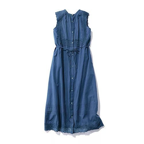 【トゥエルブクローゼット/12closet】の【DEAR DAYS】【洗える】上質2WAYレースワンピース インテリア・キッズ・メンズ・レディースファッション・服の通販 founy(ファニー) 　ファッション　Fashion　レディースファッション　WOMEN　ワンピース　Dress　インド　India　ノースリーブ　No Sleeve　リボン　Ribbon　レース　Race　洗える　Washable　ブルー|ID: prp329100003942657 ipo3291000000031901432