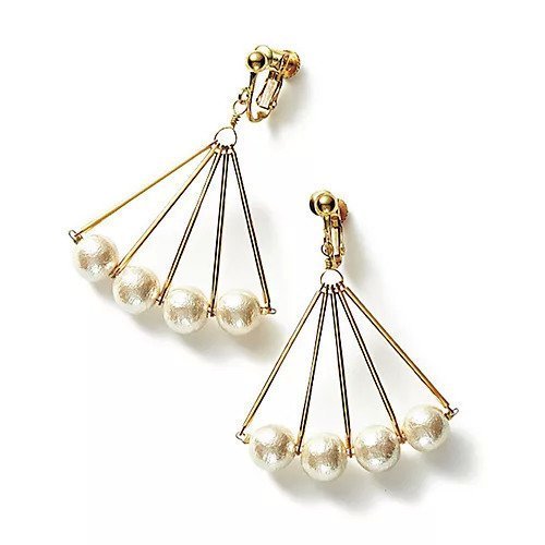 【プティローブノアー/petite robe noire】の扇形パールイヤリング 人気、トレンドファッション・服の通販 founy(ファニー) ファッション Fashion レディースファッション Fashion for Women ジュエリー Jewelry ファッションリング Fashion Rings イヤリング・フープ・ドロップタイプ Hoop, Drop & Clip Earrings イヤリング Earrings エレガント 上品 Elegant パール Pearl, Pearl Accent other-2|ID: prp329100003942781 ipo3291000000034724906