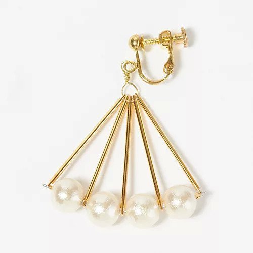 【プティローブノアー/petite robe noire】の扇形パールイヤリング 人気、トレンドファッション・服の通販 founy(ファニー) ファッション Fashion レディースファッション Fashion for Women ジュエリー Jewelry ファッションリング Fashion Rings イヤリング・フープ・ドロップタイプ Hoop, Drop & Clip Earrings イヤリング Earrings エレガント 上品 Elegant パール Pearl, Pearl Accent other-3|ID: prp329100003942781 ipo3291000000034724908