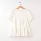 【シューラルー/SHOO LA RUE / KIDS】の【110-140cm】フレンチリネンブレンド ティアードチュニック ホワイト|ID: prp329100003944470 ipo3291000000029586874