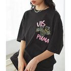 【ビス/VIS】の【PUMA】VIS別注 オリジナルロゴオーバーサイズTシャツ ブラック|ID:prp329100003951948