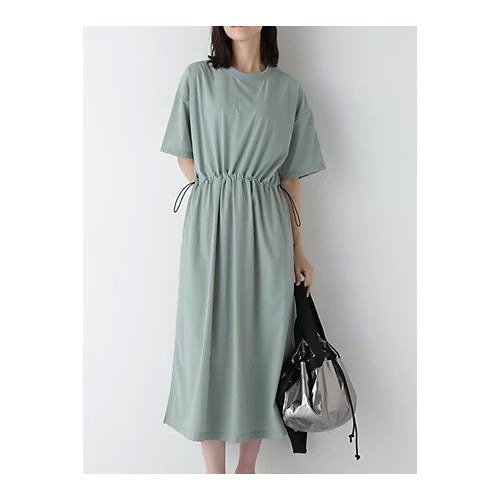 【ヒューマンウーマン/HUMAN WOMAN】のTシャツワンピース インテリア・キッズ・メンズ・レディースファッション・服の通販 founy(ファニー) https://founy.com/ ファッション Fashion レディースファッション Fashion for Women ワンピース Dresses シャツワンピース / 1枚で着映えコーデ Shirt Dresses おすすめ Recommended / Our Picks コラボ Collaboration, Collab スタンダード Standard, Basic ストレッチ Stretch, Stretchy Fabric スピンドル Spindle, Drawcord スリット Slit, Slit Detail モノトーン Monotone, Black and White 別注 Limited Edition, Custom Order |ID: prp329100003951951 ipo3291000000035238889