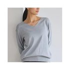 【ドレスハーセルフ/DRESS HERSELF】のセーター/シルクコットン[Vネック] ブルーグレー|ID: prp329100003951952 ipo3291000000036271016