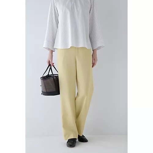 【ヒューマンウーマン/HUMAN WOMAN】のバイオツイルセミワイドパンツ 人気、トレンドファッション・服の通販 founy(ファニー) ファッション Fashion レディースファッション Fashion for Women パンツ Pants & Trousers おすすめ Recommended / Our Picks カットソー Cut and Sewn Top シンプル Simple, Minimal ジャケット Jacket, Outerwear スタンダード Standard, Basic ストレート Straight, Straight Cut ツイル Twist, Twisted Detail other-1|ID: prp329100003951968 ipo3291000000034910746