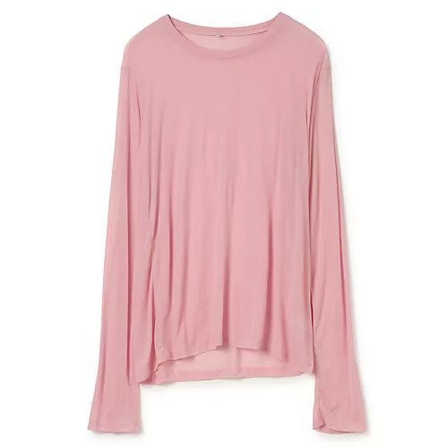 【ベースレンジ/Baserange】のLONG SLEEVE TEE 人気、トレンドファッション・服の通販 founy(ファニー) 　ファッション　Fashion　レディースファッション　Fashion for Women　トップス・カットソー　Cut & Sew Tops　2025年　2025　2025-2026秋冬・A/W　Autumn/Winter 2025–26 AW25–26　なめらか　Smooth, Silky Texture　インナー　Innerwear　ドレープ　Drape, Draping Fabric　洗える　Machine Washable　 other-1|ID: prp329100003959345 ipo3291000000035601587