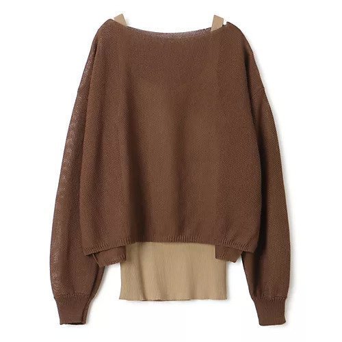 【カデュネ/CADUNE】の【Marisol別注】メッシュニットセット 人気、トレンドファッション・服の通販 founy(ファニー) 　ファッション　Fashion　レディースファッション　Fashion for Women　トップス・カットソー　Cut & Sew Tops　ニット　Knit Tops & Sweaters　インナー　Innerwear　洗える　Machine Washable　秋　Autumn　コンパクト　Compact, Small Size　ショート　Short, Short Length　シンプル　Simple, Minimal　スクエア　Square, Square Shape　タンク　Tank Top, Sleeveless Top　デコルテ　Décolleté, Neckline　バランス　Balance, Style Balance　別注　Limited Edition, Custom Order　メッシュ　Mesh, Net Fabric　リネン　Linen, Linen Fabric　リブニット　Rib Knit, Ribbed Knit　夏　Summer　エレガント 上品　Elegant　ビジネス 仕事 通勤　Business / Work / Commuting　other-2|ID: prp329100003962349 ipo3291000000035914420