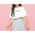 【ピンク ラテ/PINK-latte / KIDS】の【2点SET】裾リボンガーリーTシャツセット オフホワイト|ID: prp329100003963995 ipo3291000000029587201