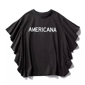 【マイカ ディール/MICA & DEAL】の【HPS別注】”AMERICANA”frill tee 人気、トレンドファッション・服の通販 founy(ファニー) ファッション Fashion レディースファッション Fashion for Women コラボ Collaboration, Collab シルク Silk, 100% Silk フリル Frill, Ruffle 別注 Limited Edition, Custom Order 洗える Machine Washable |ID:prp329100003965131
