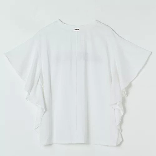 【マイカ ディール/MICA & DEAL】の【HPS別注】”AMERICANA”frill tee 人気、トレンドファッション・服の通販 founy(ファニー) 　ファッション　Fashion　レディースファッション　Fashion for Women　コラボ　Collaboration, Collab　シルク　Silk, 100% Silk　フリル　Frill, Ruffle　別注　Limited Edition, Custom Order　洗える　Machine Washable　other-3|ID: prp329100003965131 ipo3291000000035310406