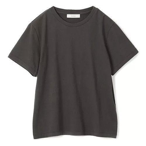 【スアデオ/suadeo】のコットン混ブークレーTシャツ インテリア・キッズ・メンズ・レディースファッション・服の通販 founy(ファニー) 　ファッション　Fashion　レディースファッション　Fashion for Women　トップス・カットソー　Cut & Sew Tops　シャツ・ブラウス・オフィスカジュアル　Elegant Blouses & Button-Ups　ロングTシャツ・Tシャツ　Longline T-Shirts & Tees　コンパクト　Compact, Small Size　シンプル　Simple, Minimal　ループ　Loop, Loop Knit　エレガント 上品　Elegant　洗える　Machine Washable　ブラウン|ID: prp329100003965132 ipo3291000000034952758