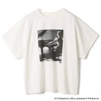 【スアデオ/suadeo】のドルマンスリーブ LIFE フォトプリントT 人気、トレンドファッション・服の通販 founy(ファニー) ファッション Fashion レディースファッション Fashion for Women インナー Innerwear 洗える Machine Washable プリント Print, Printed Pattern リラックス Relax, Relaxed Fit |ID:prp329100003965133