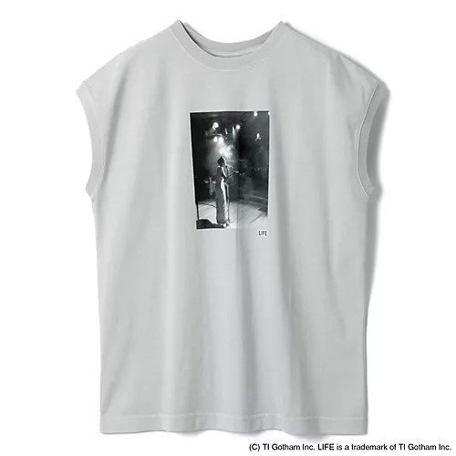 【スアデオ/suadeo】のフレンチスリーブ LIFE フォトプリントT 人気、トレンドファッション・服の通販 founy(ファニー) 　ファッション　Fashion　レディースファッション　Fashion for Women　インナー　Innerwear　洗える　Machine Washable　スリーブ　Sleeve, Long Sleeve / Short Sleeve　フィット　Fit, Slim Fit　フレンチ　French, French Style　プリント　Print, Printed Pattern　 other-1|ID: prp329100003965138 ipo3291000000034616817