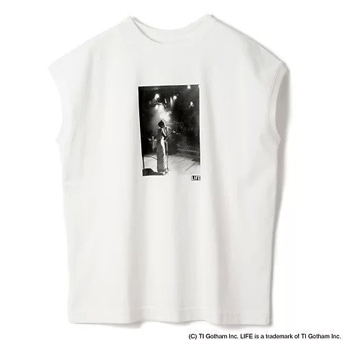 【スアデオ/suadeo】のフレンチスリーブ LIFE フォトプリントT 人気、トレンドファッション・服の通販 founy(ファニー) 　ファッション　Fashion　レディースファッション　Fashion for Women　インナー　Innerwear　洗える　Machine Washable　スリーブ　Sleeve, Long Sleeve / Short Sleeve　フィット　Fit, Slim Fit　フレンチ　French, French Style　プリント　Print, Printed Pattern　 other-1|ID: prp329100003965138 ipo3291000000035920687