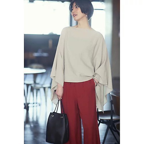 【マージュール/marjour】のLINEN LIKE PANTS インテリア・キッズ・メンズ・レディースファッション・服の通販 founy(ファニー) https://founy.com/ ファッション Fashion レディースファッション WOMEN パンツ Pants オレンジ Orange バランス Balance リネン Linen 洗える Washable |ID: prp329100003965158 ipo3291000000030965809