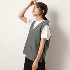 【シューラルー ドレスキップ/SHOO LA RUE / DRESKIP】の【2点セット】大人の旬コーデに◎ Vネックベスト+Tシャツ グレー|ID: prp329100003966210 ipo3291000000029515200