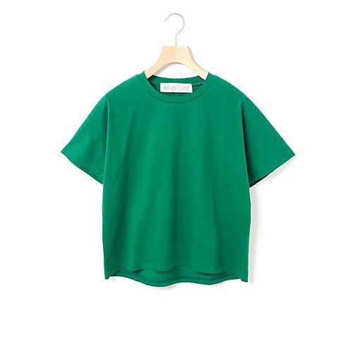 【ミディウミ/MidiUmi】のドルマンベーシックTシャツ インテリア・キッズ・メンズ・レディースファッション・服の通販 founy(ファニー) 　ファッション　Fashion　レディースファッション　WOMEN　トップス・カットソー　Tops/Tshirt　シャツ/ブラウス　Shirts/Blouses　ロング / Tシャツ　T-Shirts　カットソー　Cut And Sew　コンパクト　Compact　シンプル　Simple　ベーシック　Basic　定番　Standard　グリーン|ID: prp329100003968619 ipo3291000000026168958