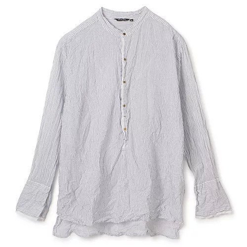 【パドカレ/pas de calais】の24SS ドビーナチュラル インテリア・キッズ・メンズ・レディースファッション・服の通販 founy(ファニー) 　ファッション　Fashion　レディースファッション　WOMEN　2024年　2024　2024春夏・S/S　Ss,Spring/Summer,2024　インド　India　ストライプ　Stripe　ハーフ　Half　洗える　Washable　ネイビー|ID: prp329100003968630 ipo3291000000026169009