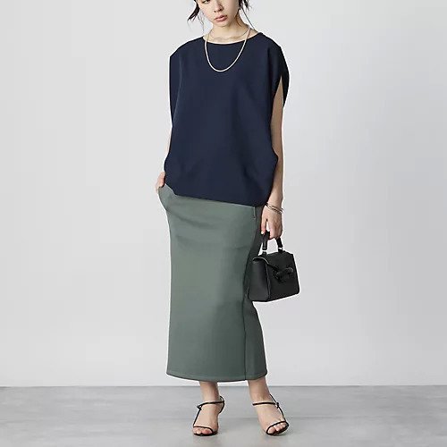 【エムセブンデイズ/M7days】のとろみ細見えスリットトップス 人気、トレンドファッション・服の通販 founy(ファニー) 　ファッション　Fashion　レディースファッション　Fashion for Women　トップス・カットソー　Cut & Sew Tops　とろみ　Fluid, Flowy Fabric　オケージョン　Occasion Wear　スリット　Slit, Slit Detail　セットアップ　Set-Up, Coordinated Outfit　人気　Popular, Best Seller　ビジネス 仕事 通勤　Business / Work / Commuting　洗える　Machine Washable　other-3|ID: prp329100003969810 ipo3291000000036290481