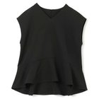 【エムセブンデイズ/M7days】のVネックペプラムブラウス ブラック|ID: prp329100003969817 ipo3291000000035299785