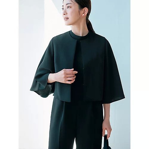 【エムセブンデイズ/M7days】の【加藤かすみさんコラボ】スタンドカラーオールインワン 人気、トレンドファッション・服の通販 founy(ファニー) 　ファッション　Fashion　レディースファッション　Fashion for Women　ワンピース　Dresses　オールインワン・ワンピース　Dresses and Jumpsuits　コラボ　Collaboration, Collab　ハイネック　High Neck, Mock Neck　ワイド　Wide, Wide Fit　エレガント 上品　Elegant　other-2|ID: prp329100003969878 ipo3291000000032075256