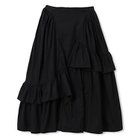 【セシリー バンセン/CECILIE BAHNSEN】のSKIRT WITH ASYMMETRICAL RUFFLE ON SIDE PANEL BLACK|ID: prp329100003972992 ipo3291000000026508331